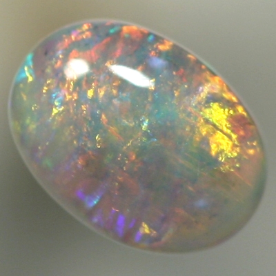 SOLID SEMI BLACK OPAL Glittery show of sunshine fire